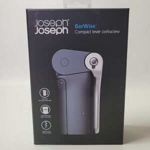 Joseph Joseph BarWise Compact Lever Corkscrew Blue Silver 20099 Wine Opener
